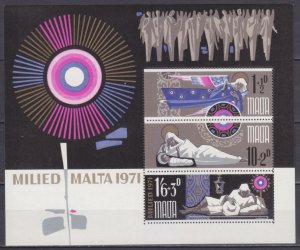 1971 Malta 433-35/B1 Christmas