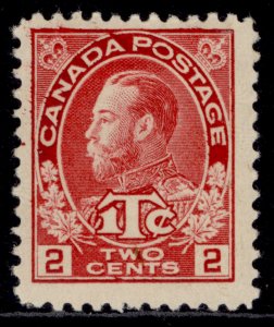 CANADA GV SG233, 2c + 1c scarlet, M MINT. Cat £60.