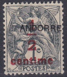 French Andorra Sc #P1 Mint Hinged