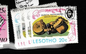 Lesotho SC 174-7 Music VFU (2gde)
