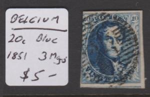 Belgium Sc#7 Used