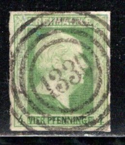 German States Prussia Scott # 1, used