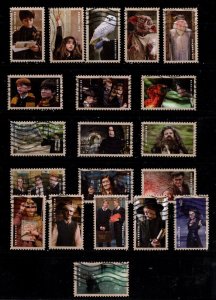 #4825 - 1844 Harry Potter 2014 Set/20 (Off Paper)- Used