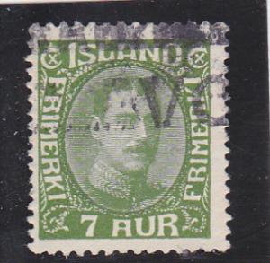 Iceland  Scott#  180  Used