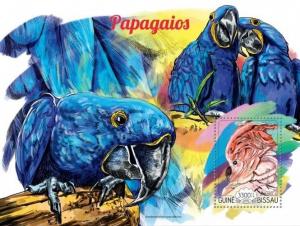 Z08 GB15208b GUINEA-BISSAU 2015 Parrots MNH ** Postfrisch