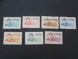 Vietnam 1956 Sc O10-O16 set MNH