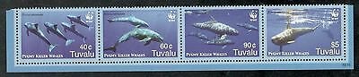 Tuvalu 2006 WWF Pygmy Killer Whale Fish Marinelife Sc 1022 Strip of 4 MNH #6328B