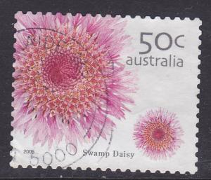 Australia #2400 - 2005 Wildflowers-Swamp Daisy 50c Used