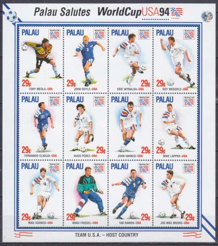 1994 Palau 816-827KL 1994 FIFA World Cup in USA 12,00 €