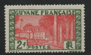 French Guiana Scott 145 MH* Government Buildings at Cayenne stamp