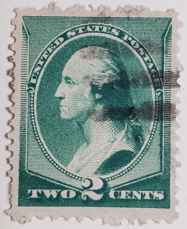 United States, Scott #213, XF used, short perfs lower left