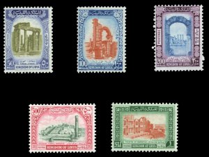 Libya #291-295 Cat$58.75, 1965 50m-£1, set of five, never hinged