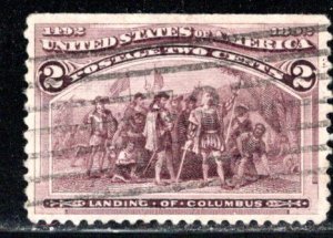 United States Scott # 231, used