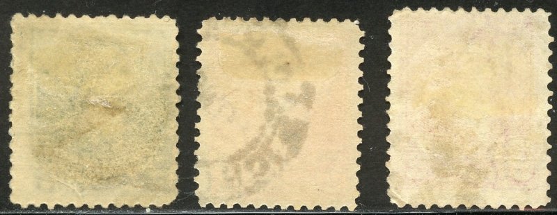 Argentina Scott 94-95, 110 UFH - Rivadavia - SCV $1.05