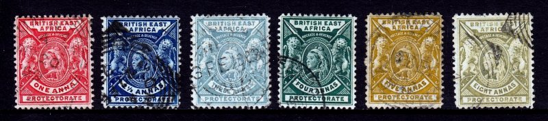 British East Africa - Scott #73//82 - Used - See description - SCV $38