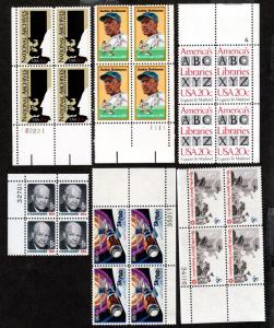 U.S. Mint NH Plate Blocks Face $3.44!