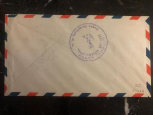 1931 Nuevitas Cuba First Flight airmail cover FFC to Pedro Macoris Dominican Rep