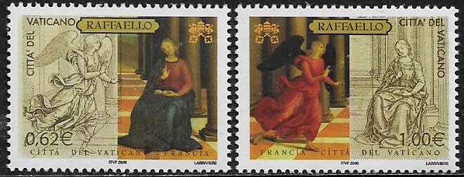 Vatican City #1312-3 MNH Set - The Annunciation Paintings