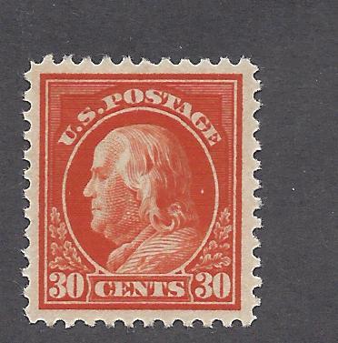 United States, 516, 30c Franklin VF Single,**Hinged**