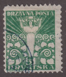 Croatia-Slavonia 2L34 Allegory of Freedom 1919