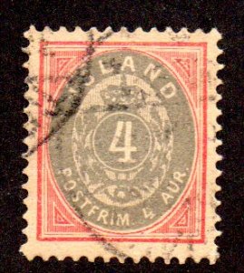 ICELAND 23 USED SCV $20.00 BIN $8.00 NUMERICAL