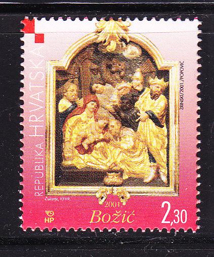 Croatia.. 2001 2.30k Magi Altarpeice  VF/NH(**)