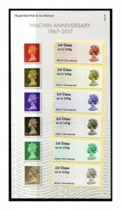 HERRICKSTAMP GREAT BRITAIN NEW ISSUE Machin 50th Anniv. Post & Go