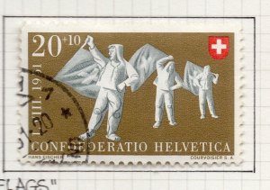 Switzerland 1951 Pro Patria Issue Fine Used 20c. NW-209979