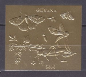 1994 Guyana 4518b gold Insects / Butterflies 15,00 €