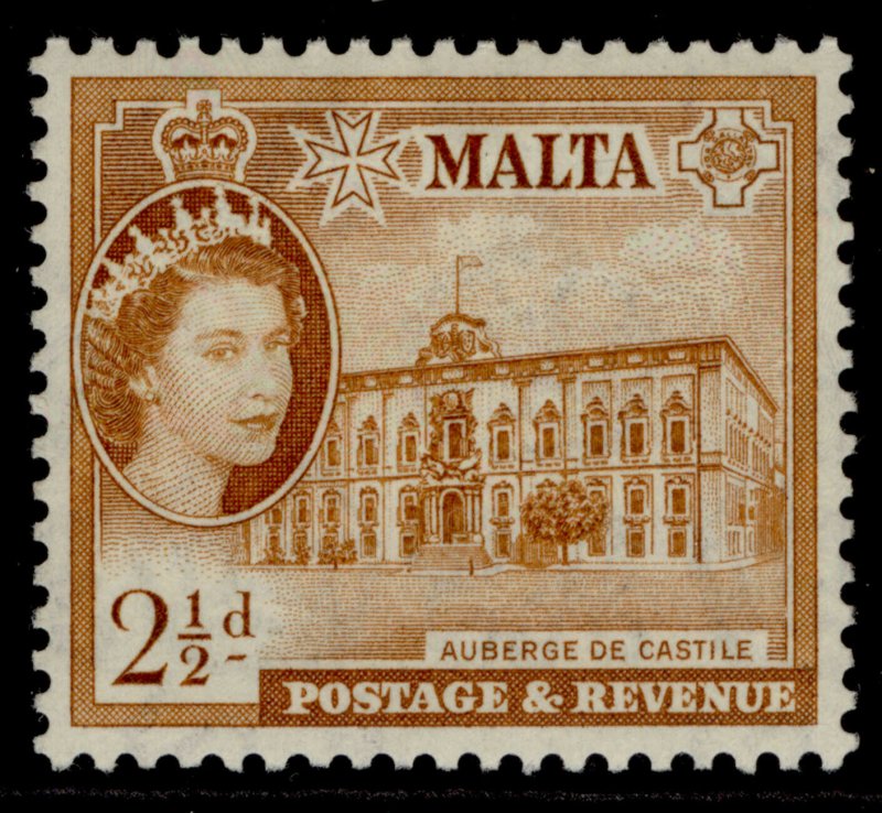 MALTA QEII SG271, 2½d orange-brown, M MINT.