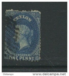 Ceylon 1857 Sc 1 Used Cv $260