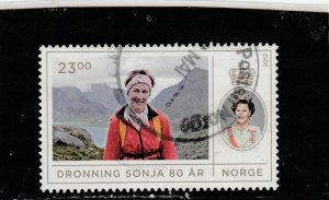 Norway  Scott#  1815  Used  (2017 Queen Sonja)