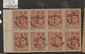 THAILAND SC B18  BOY SCOUTS RAMA 2 STG BLOCK OF 8  SEAL ON BACK   MOG P1029H