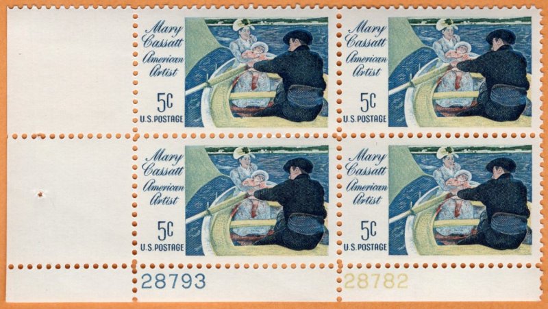 Scott 1322 Mary Cassatt, American Artist   MNH Plate Block of 4