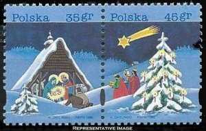 Poland Scott 3267a Mint never hinged.