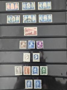 EDW1949SELL : FRENCH COLONIES Old Time Mint & Used collection. Nicely displayed.