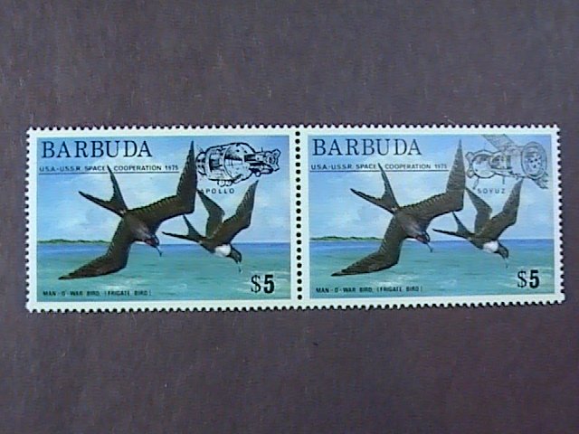 BARBUDA # 213-214-MINT/NEVER HINGED--PAIR--1975