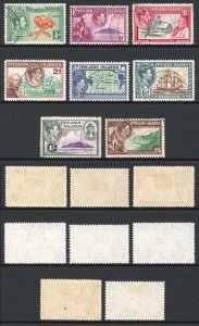 Pitcairn Is SG1/8 set of 8 (no 4d or 8d as issued later) CDS used