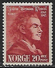 Norway # 252 - Johan Wessel - MNH.....{G7}