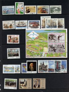 Finland-Aland #23 70 (F297) (17) complete issues, MNH, VF, CV$106.50