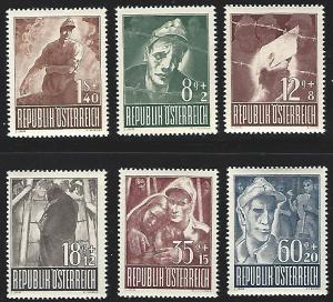 Austria #B218-B223 MNH Full Set of 6