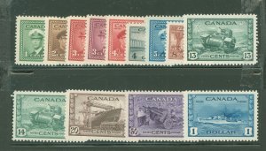 Canada #249-62 Unused Single