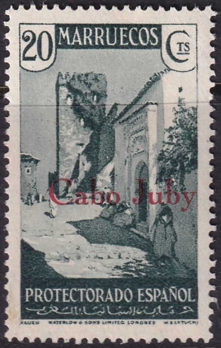 Cape Juby 1934 Sc 45 MH* heavy hinge