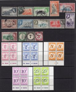 Barbados 1934-1976 Group of Used Stamps With Better CV$80