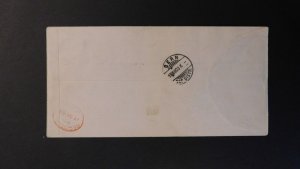 1903 Registered Montserrat British Colony Cover Montserrat to Bern Switzerland