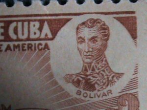 ​CUBA STAMP-1942 SC#369 FAMOUS PERSONS & ARMS OF CUBA -STAMP MNH-   VERY FINE