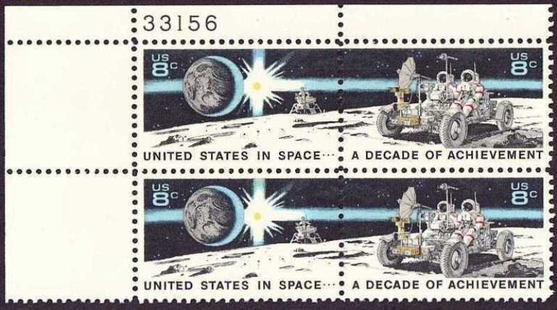 US Scott 1434-1435 Plate Block (8 cents)