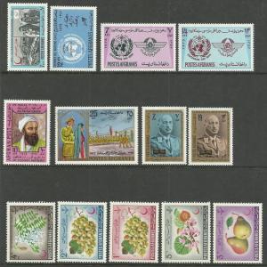 Afganistan   =  MNH topicals sets / short Animales   sets , see all the 2 scans 