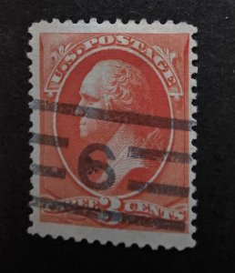 US Scott 214 3c Stamp Used T19449