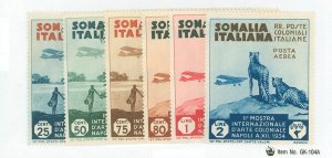 Somalia (Italian Somaliland) #C1-C6  Single (Complete Set) (Cat) (Fauna)